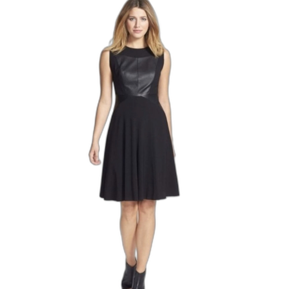 Classiques Entier Womens Dress Leather Trim Whimsigoth Witchy Fairygrunge Size 8